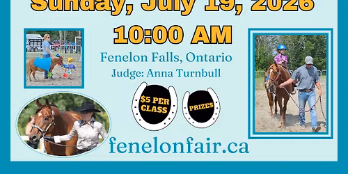 Fenelon Fair Saddle & Miniature Horse Show
