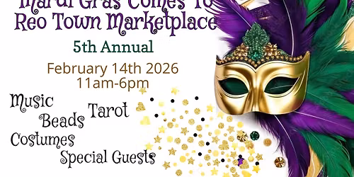 Mardi Gras Comes To Reo Town Marketplace- 5th Annual