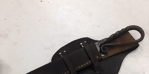 Leather Work - Viking Era Knife Sheath