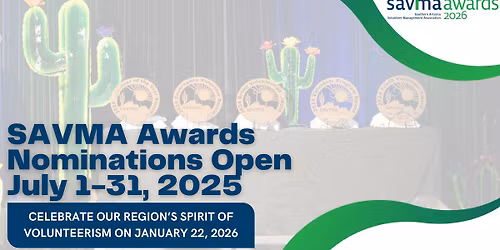 SAVMA Volunteer Awards 2026