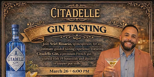 ::Gin Tasting Series 2026:: Citadelle