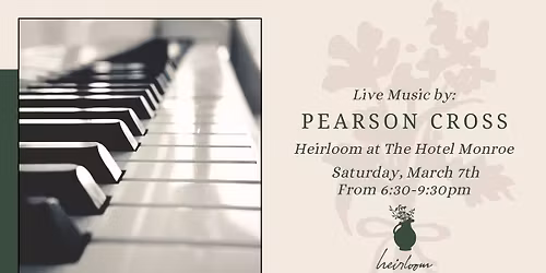 Live Music with Pearson Cross