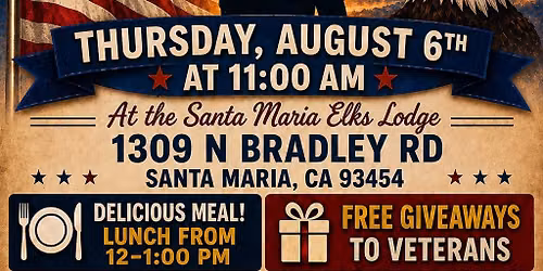 Santa Maria Elks Appreciation Mini Stand Down