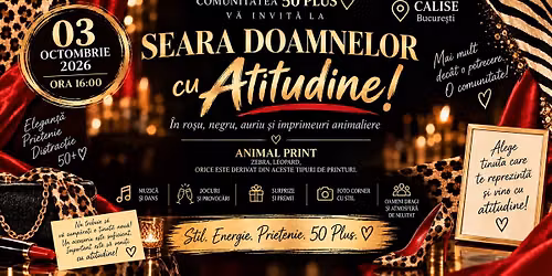 \ud83d\udc06\u2728\ud83e\udd93 *SEARA DOAMNELOR CU ATITUDINE - ANIMAL PRINT PARTY!* \ud83e\udd93\ud83d\udc06\u2728