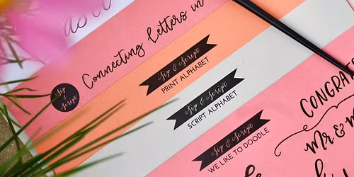 Modern Calligraphy for Beginners at Wilridge Pie Wine Bar