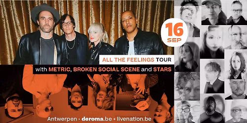 Metric & Broken Social Scene & Stars in De Roma