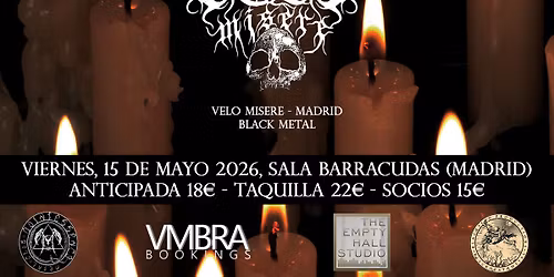BLACK CILICE + CONSUMMATIO + VELO MISERE (Madrid)