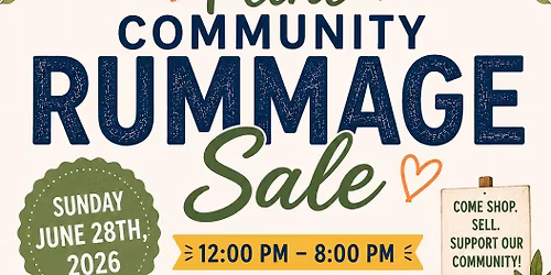 Flint Community Rummage Sale