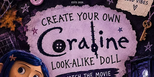 Coraline look Alike Doll