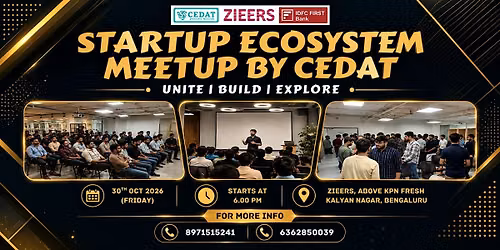 Startup Ecosystem Meetup by CEDAT