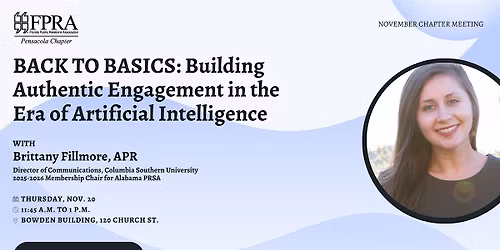 November Lunch & Learn: Brittany Fillmore, APR