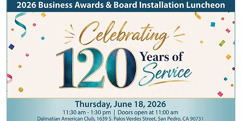 San Pedro Chamber of Commerce Annual Luncheon