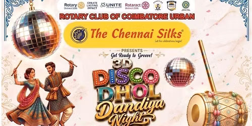 3D Disco Dhol Dandiya Night