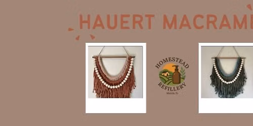 Hauert Macrame @ Homestead Refillery Fringe & Bead Wall Hanging Workshop