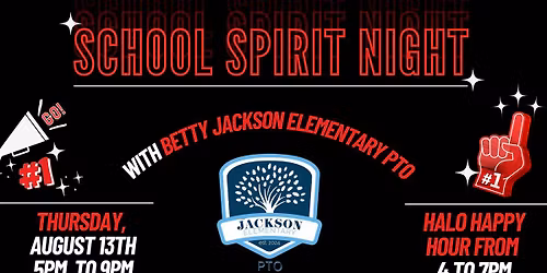 School Spirit Night - Betty Jackson Elementary PTO