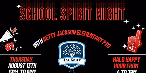 School Spirit Night - Betty Jackson Elementary PTO
