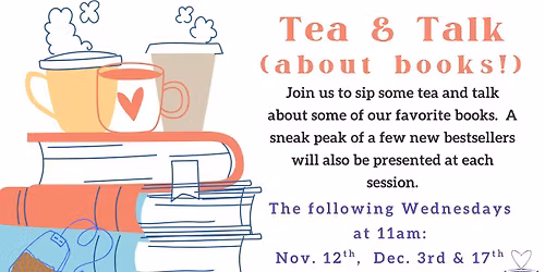 Tea and Talk (about books!)