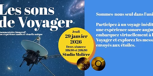 Les sons de Voyager | Studio Moli\u00e8re | Vienne | \ud83c\udde6\ud83c\uddf9