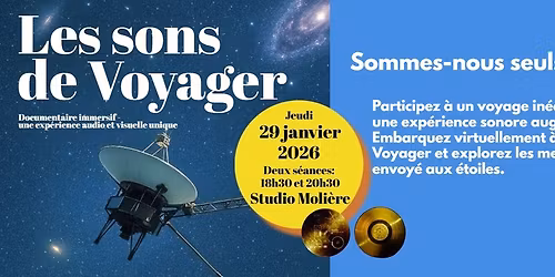 Les sons de Voyager | Studio Moli\u00e8re | Vienne | \ud83c\udde6\ud83c\uddf9