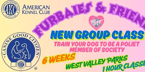 Canine Good Citizen CGC Group Dog Training Class & Test \u2013 6 Weeks - $250
