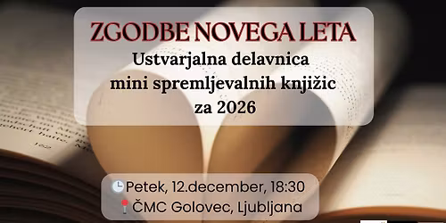 Zgodbe novega leta - Ustvarjalna delavnica mini spremljevalnih knji\u017eic za 2026