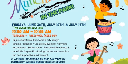 Music for Munchkins...In the Park! - June\/July
