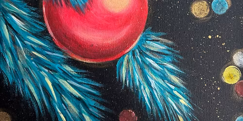 Festive Bauble Paint & Prosecco