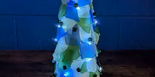 SEA GLASS CHRISTMAS TREE!! 