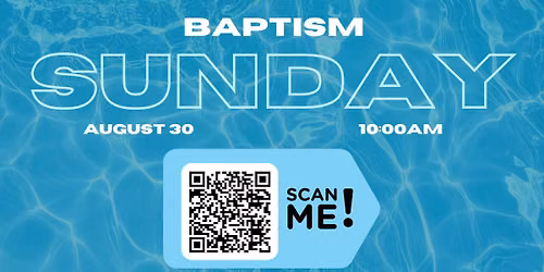 Baptism Sunday