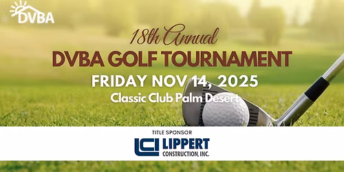 Annual DVBAGolf Tournament 