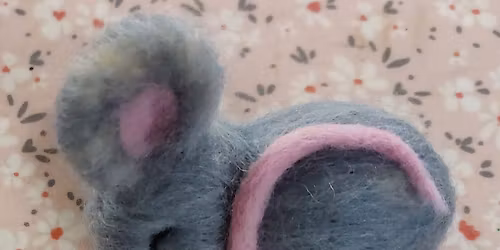 Needle felted Dormouse