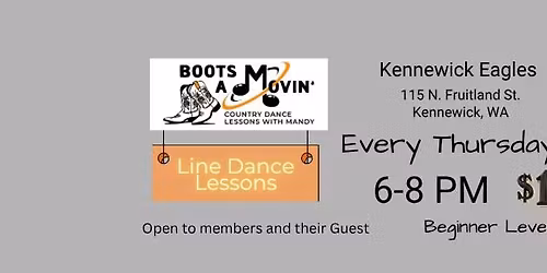 Line Dance Lessons @ Kennewick Eagles