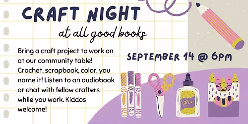 Craft Night at AGB
