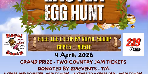 FREE - Public Welcome - Kid and Adult Easter Egg Hunt - Public Welcome