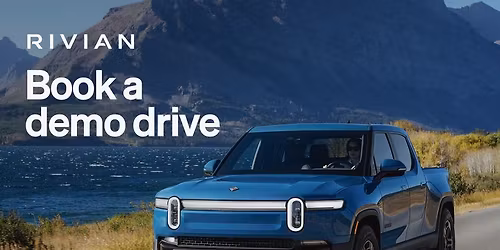 Book a demo drive with Rivian!