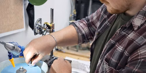 Live Gemstone Cutting Demonstration