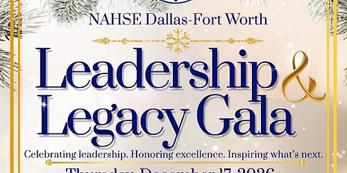 NAHSE DFW Leadership & Legacy Gala