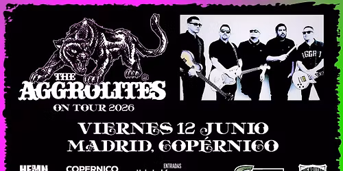 The Aggrolites (12\/06\/2026) Madrid @ Sala Cop\u00e9rnico