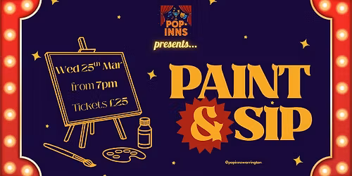 Pop-Inns presents Paint & Sip