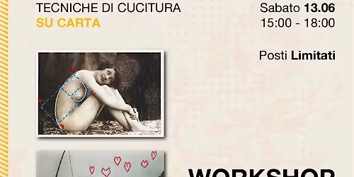 Cucitura su Cartoline d'Epoca - Workshop di Chiara Bruni