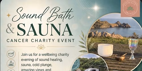 Sound Bath & Sauna Cancer Charity Event