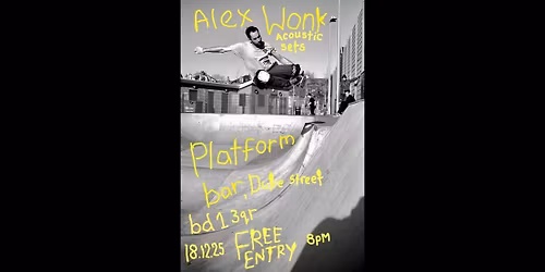 Alex Wonk Acoustic in Bradford