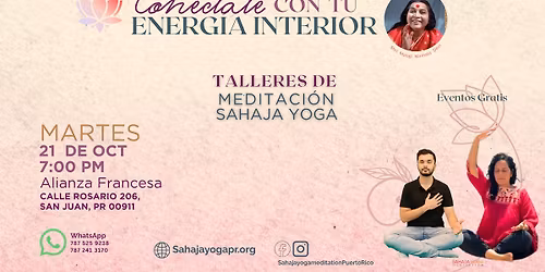 TALLERES GRATUITOS DE SAHAJA YOGA MEDITACION- YOGA BLISS