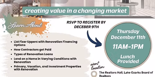 Increase Your Sales with Renovation Financing.