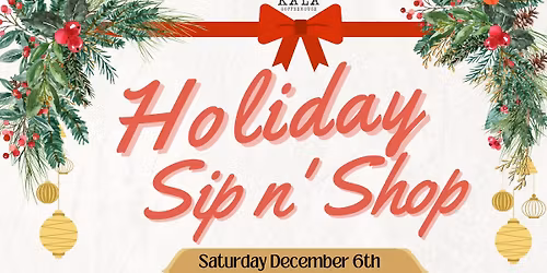 Annual 'Holiday Sip 'n Shop'