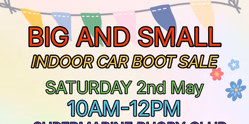 May Indoor\/Outdoor Car Boot Sale