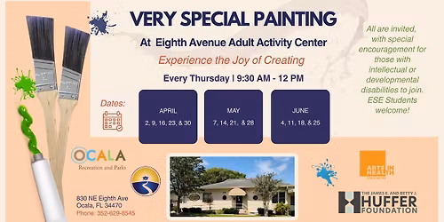Very Special Painting at Eighth Avenue Adult Activity Center