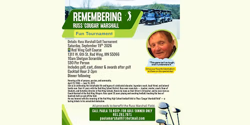 Remembering Russ '"Cougar" Marshall Fun Tournament