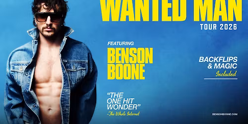 WANTED MAN TOUR 2026