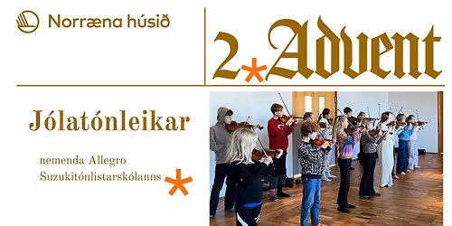 J\u00f3lat\u00f3nleikar nemenda Allegro Suzukit\u00f3nlistarsk\u00f3lanns